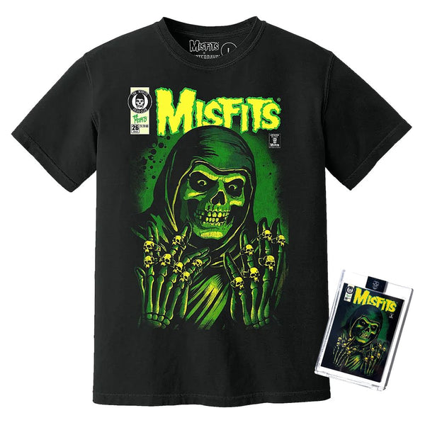 Misfits "Emerald Hell" T-Shirt with Trading Card