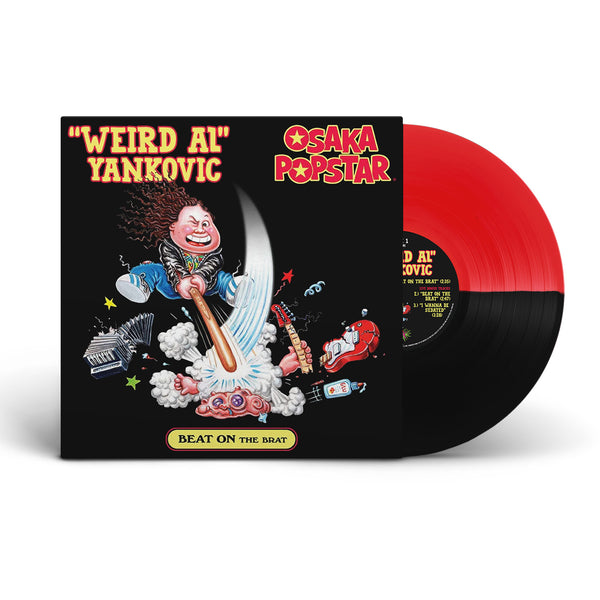Vinyl record album cover for Weird Al Yankovic’s Osaka Popstar with colorful cartoon art
