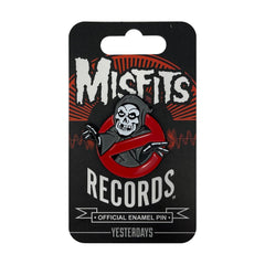 Crimson Ghostbuster Grey/Red Enamel Pin