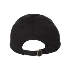 Black baseball cap with adjustable strap featuring Embroidered Osaka Popstar design