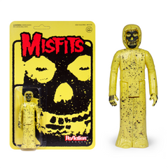 Yellow skeletal Misfits Fiend action figure in robe from Collection I ReAction Figure