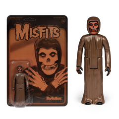 Misfits Fiend 3.75” Reaction Figure from Collection II in brown robe with logo backing