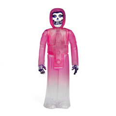 Pink hooded skeleton Misfits Fiend ReAction Figure from Walk Among Us with gradient effect