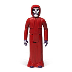 Action figure of a skeleton-faced Misfits Fiend in Crimson Red hooded robe