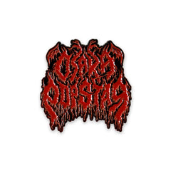 Red and black embroidered Merry Christmas patch for Kawaii Black Metal enamel pins