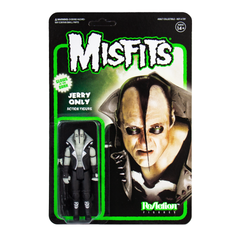 Jerry Only Glow-in-the-Dark Misfits ReAction Figure with Devastator bass accessory