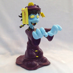 Cartoon blue zombie figurine in graduation attire from Osaka Popstar Hopping Ghosts series