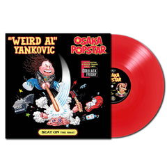 Red vinyl record of Weird Al Yankovic’s Osaka Popstar release ’Beat on the Brat’